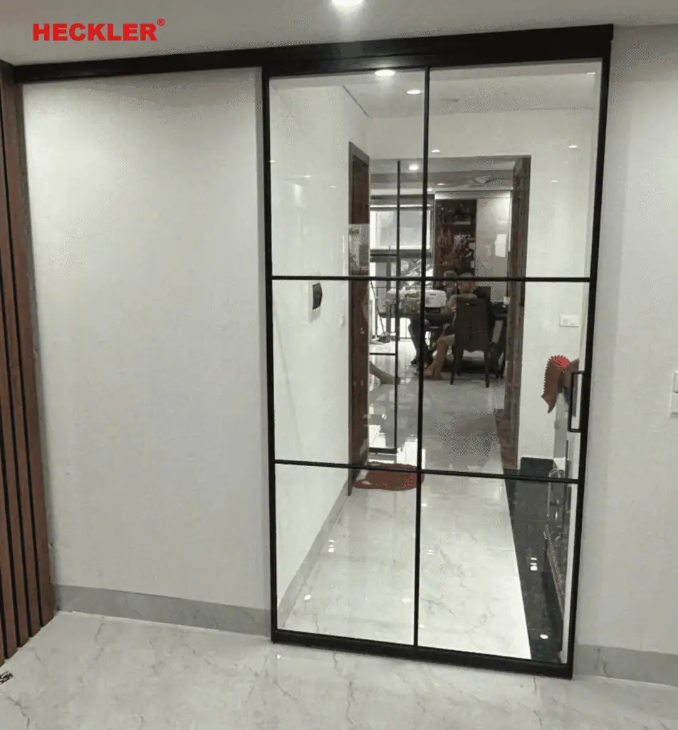 cửa lùa slim không ray dưới 1 cánh Heckler cửa lùa slim không ray dưới 1 cánh | Heckler