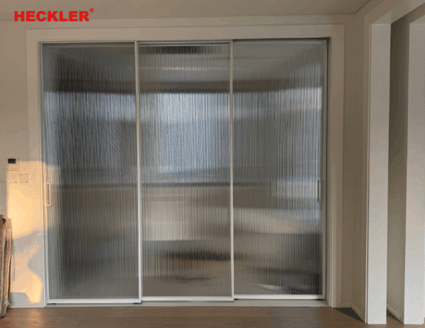 Cửa Lùa Slim Heckler — Cửa Lùa Không Ray Dưới, Ray Treo Trên - Ảnh 12