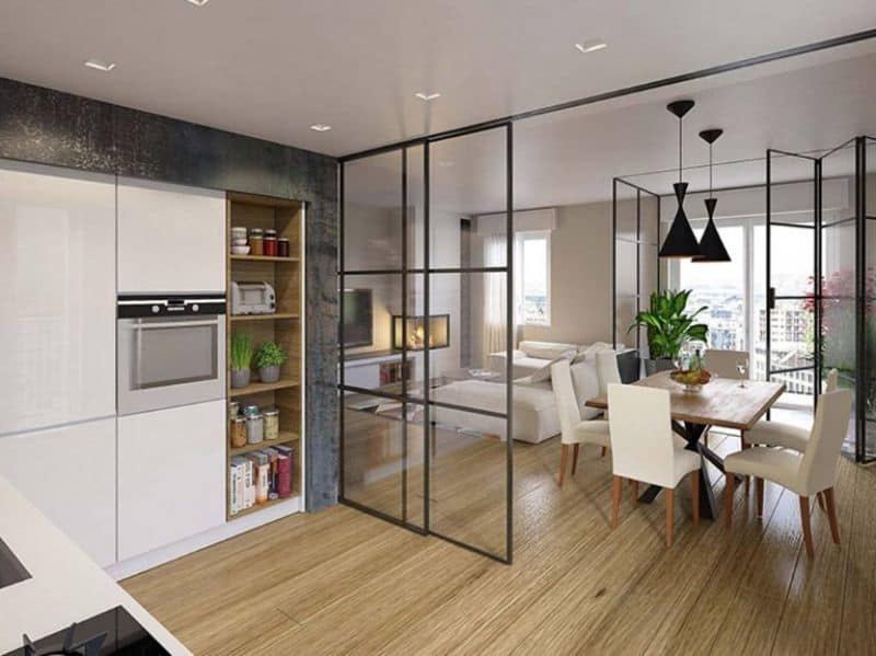 Vách ngăn xếp trượt - mang đến sự hoàn mỹ và hiện đại 6 Hinh 1 Doi net gioi thieu chung ve san pham vach ngan xep truot 1