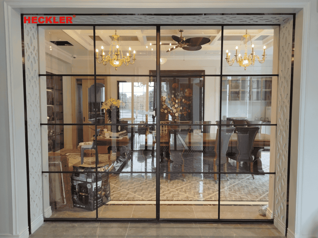 Cửa nhôm slim lùa tại Biệt thự Vinhome Riverside - Hà Nội