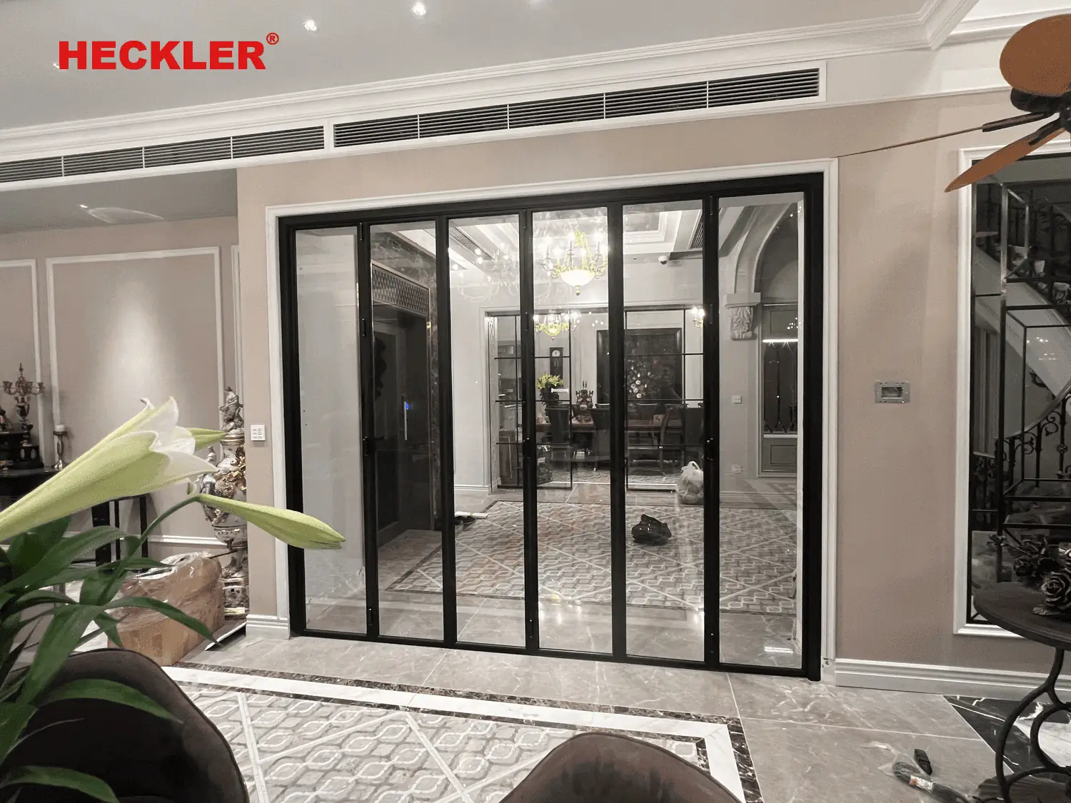 Cửa xếp trượt Heckler Slim 2 Cửa xếp trượt Heckler Slim - Ảnh 2