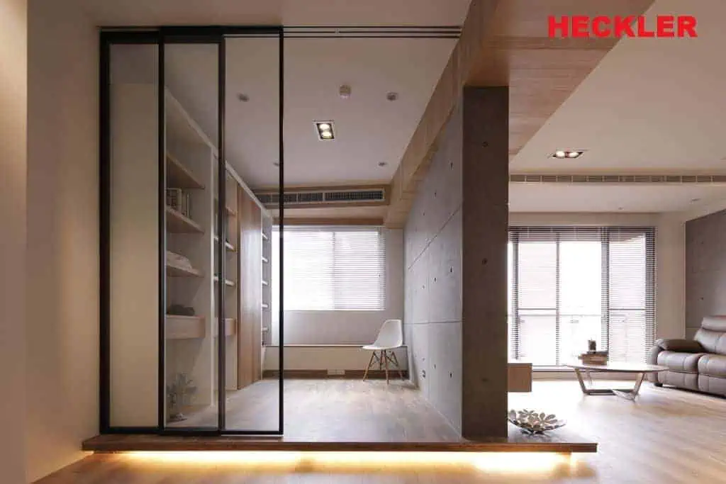 Cửa trượt Heckler Slim - Cửa lùa slim không ray dưới cao cấp 5 Cửa trượt Heckler Slim - Cửa lùa slim không ray dưới cao cấp - Ảnh 4