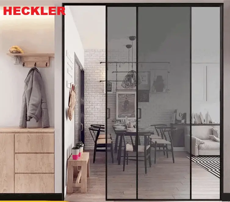 Cửa trượt Heckler Slim - Cửa lùa slim không ray dưới cao cấp 2 Cửa trượt Heckler Slim - Cửa lùa slim không ray dưới cao cấp