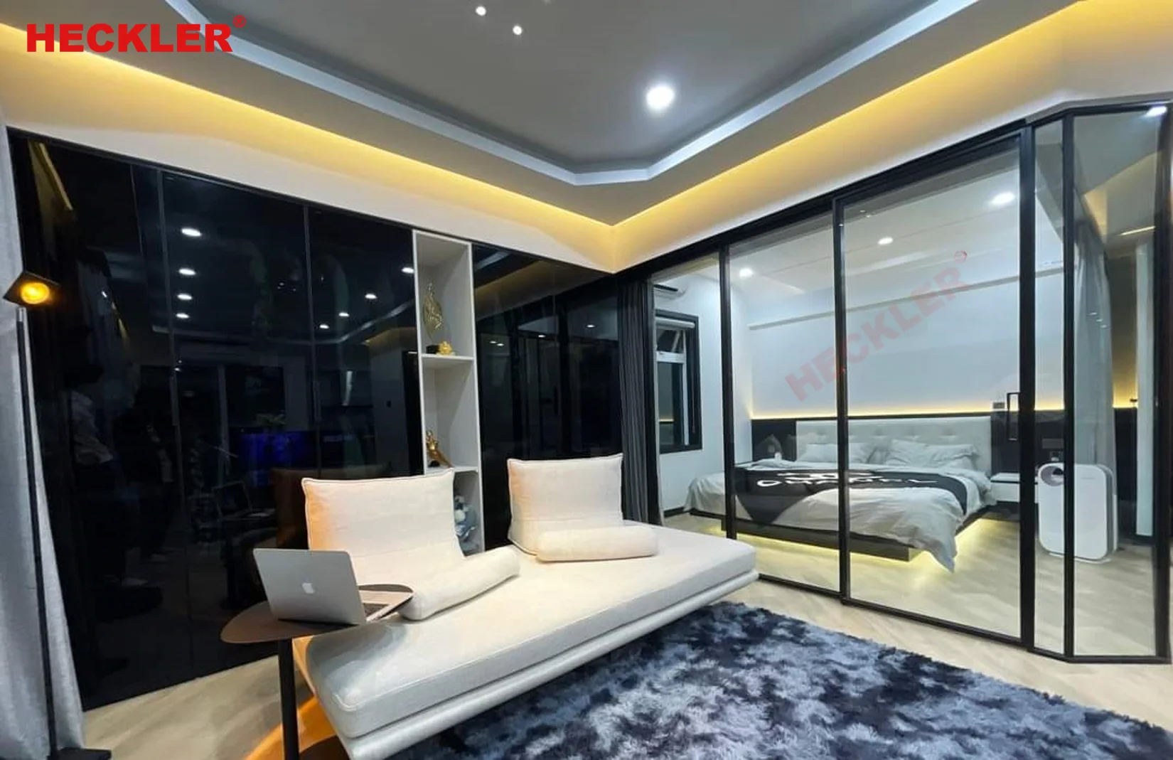 Cửa nhôm slim lùa 4 cánh 11 Cửa nhôm slim lùa 4 cánh - Ảnh 11