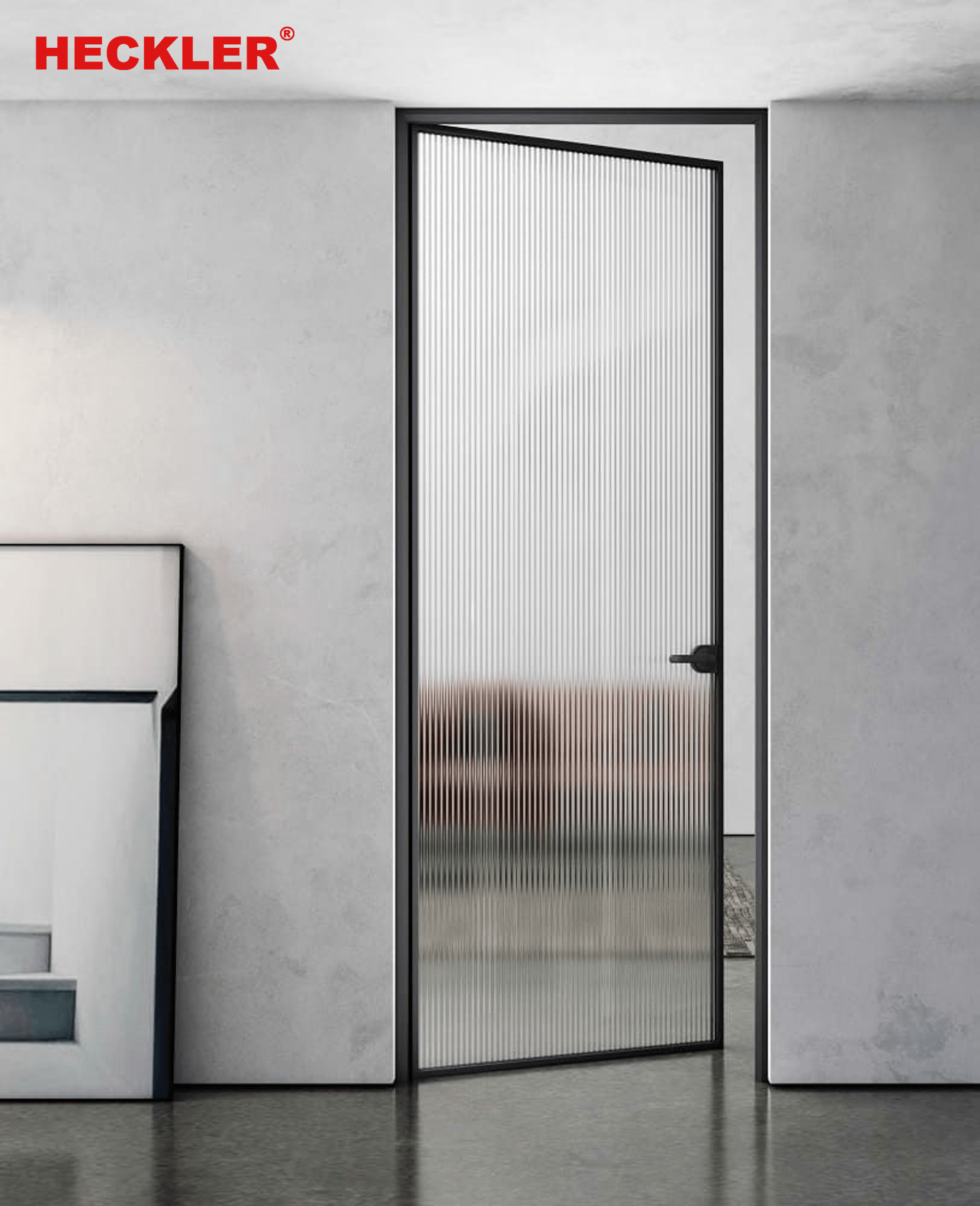 Cửa slim mở quay 1 cánh chất lượng