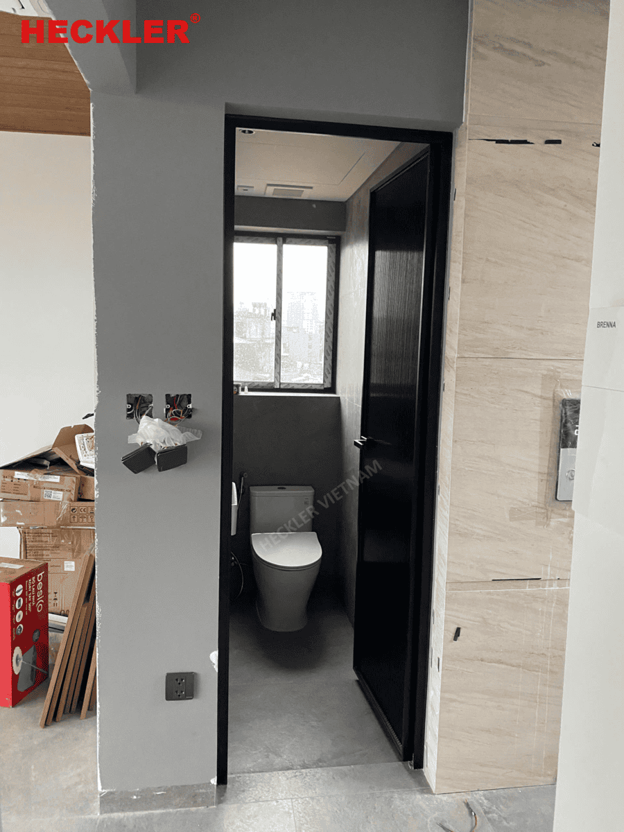 Lắp đặt khung bao cửa slim